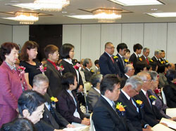 写真：花のまちづくり入選の皆さん