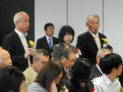 写真：花のまちづくり努力賞の皆さん