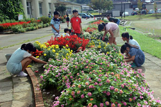 写真：長岡市立桂小学校