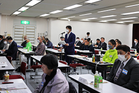 写真：サクラ保全管理講座会場の様子