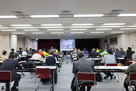 写真：サクラ保全管理講座会場の様子