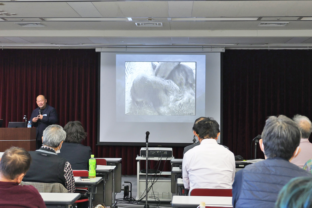 写真：サクラ保全管理講座会場の様子
