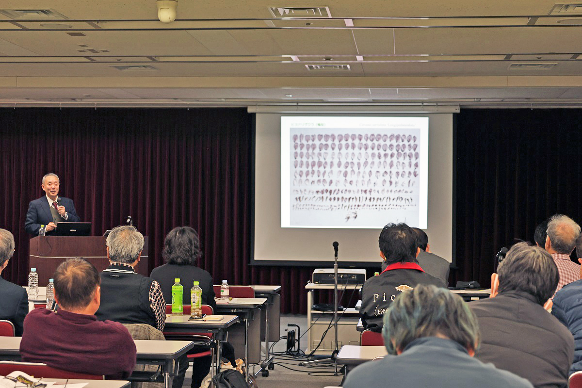 写真：サクラ保全管理講座会場の様子